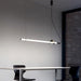 Sasaki Minimalist Linear Suspension Pendant Light - DWHOME