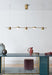Nori Minimalist Brass Pendant Light Chandelier - DWHOME