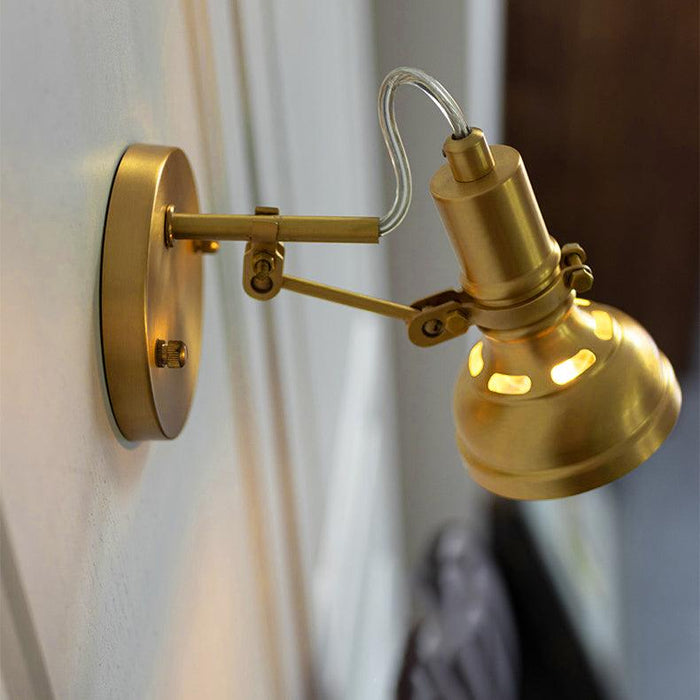 Mill House Short Arm Brass Wall Light - DWHOME