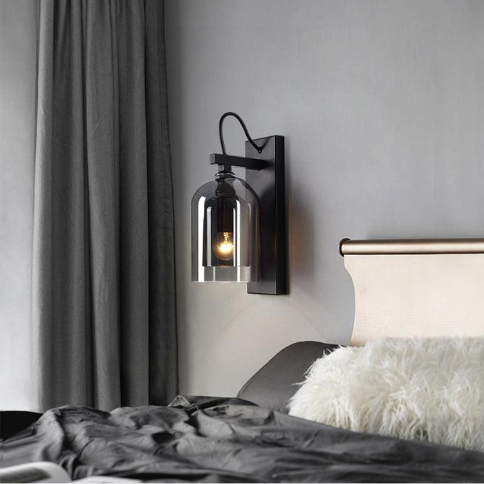 LED North European Modern Glass Cage Decorative Wall Light - DWHOME