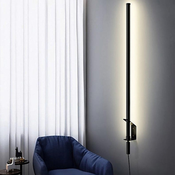 Sasaki Minimalist Line LED Wall Light With Wall Plug - DWHOME