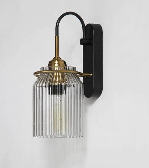 Parson Art Deco Brass Wall Light-DWHOME