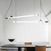 Sasaki Minimalist Linear Suspension Pendant Light - DWHOME