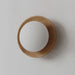 Kato Wooden Plate Japandi Wall Light - DWHOME