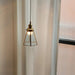 Lanterna brass frame glass pendant light - DWHOME