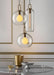 Yayoi Glass Globe Brass Fitting Pendant Light - DWHOME