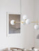 Olive Tree 5 Head Branch Milky Glass Kitchen Island Pendant Light - DWHOME