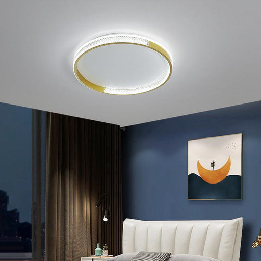 LED Halo Round/Square Modern Creative Ceiling Light - DWHOME