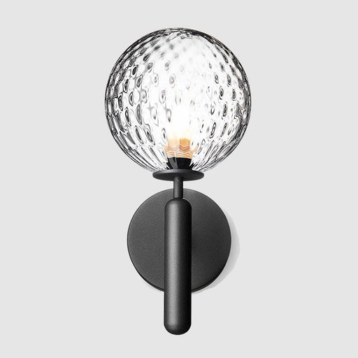 Nostra Minimalist Line Glass Globe Wall Light-DWHOME
