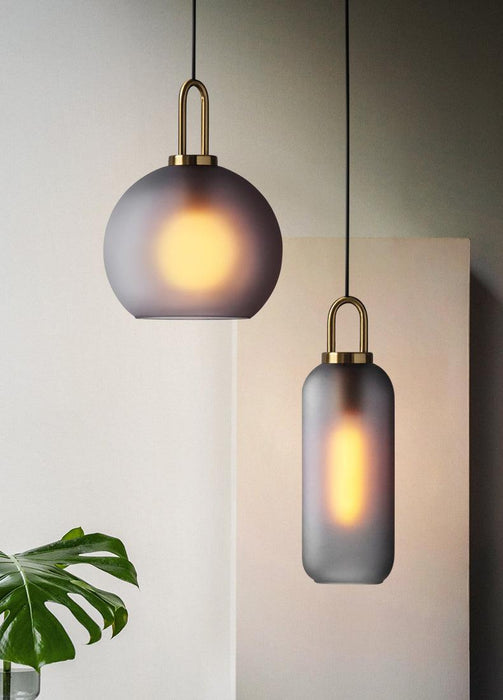 Yayoi Glass Globe Brass Fitting Pendant Light - DWHOME