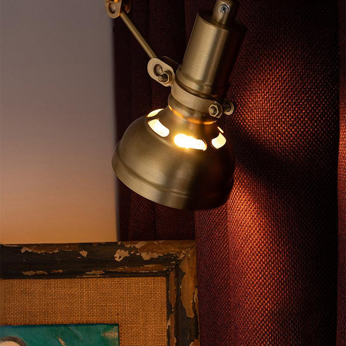 Mill House Long Arm Brass Wall Light - DWHOME