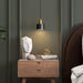 Raffles two tone black and brass pendant light - DWHOME
