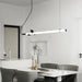 Sasaki Minimalist Linear Suspension Pendant Light - DWHOME