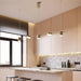 Nori Minimalist Brass Pendant Light Chandelier - DWHOME