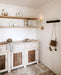 Ogilvy brushed brass & wood wall light - DWHOME