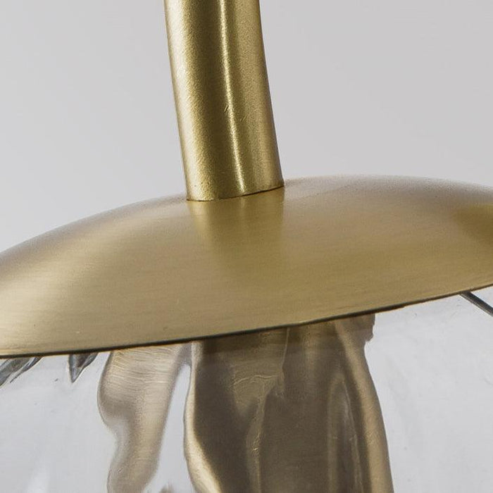 Pomelo Mid century modern Glass Ball Brass Wall Light - DWHOME