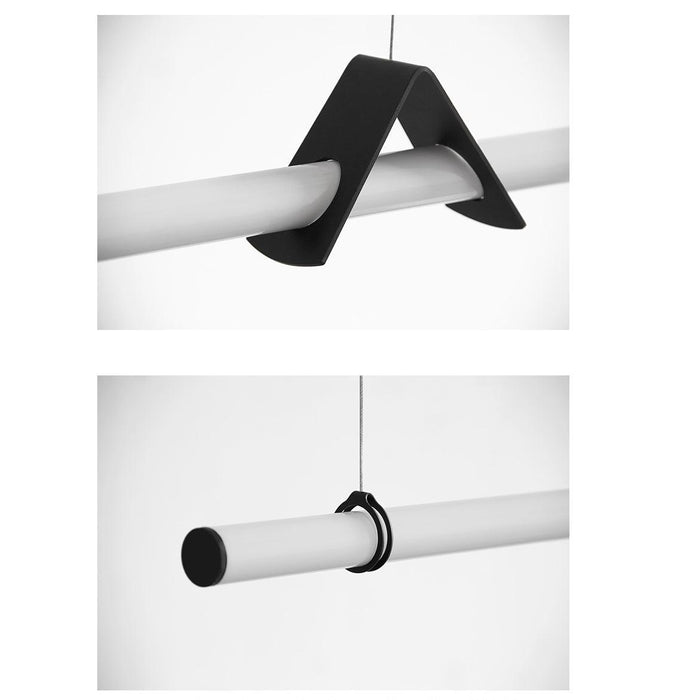 Sasaki Minimalist Linear Suspension Pendant Light - DWHOME