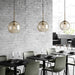 Millow Glass Shade Brass Fitting Pendant Light - DWHOME