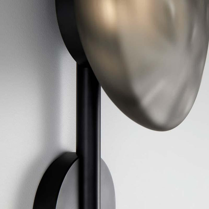 Stratus modern contemporary wall light - in black - DWHOME