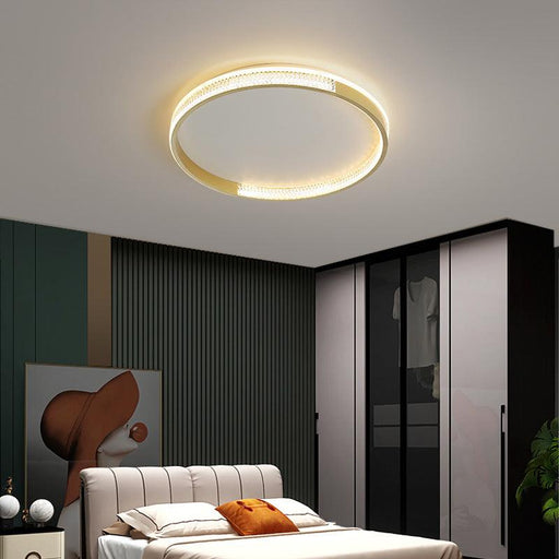 LED Halo Round/Square Modern Creative Ceiling Light - DWHOME