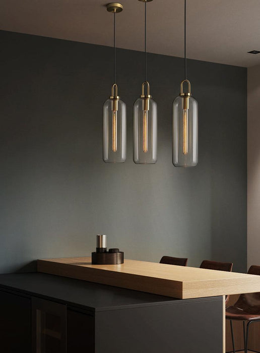 Yayoi Glass Globe Brass Fitting Pendant Light - DWHOME
