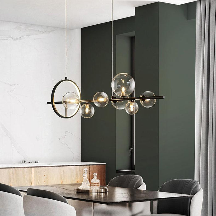 Soho modern luxury linear pendant light chandelier - DWHOME