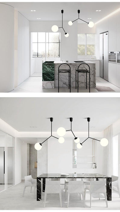 Yuli Minimalist Line Kitchen Island Pendant Light - DWHOME