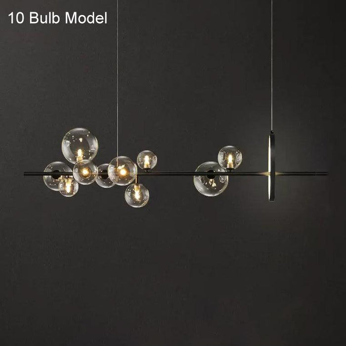 Soho modern luxury linear pendant light chandelier - DWHOME