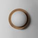Kato Wooden Plate Japandi Wall Light - DWHOME
