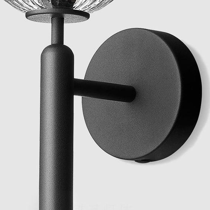 Nostra Minimalist Line Glass Globe Wall Light-DWHOME