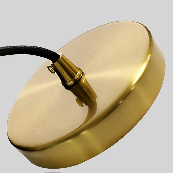 Raffles two tone black and brass pendant light - DWHOME