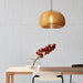 Septo Wooden Shade Japandi Pendant Light - DWHOME