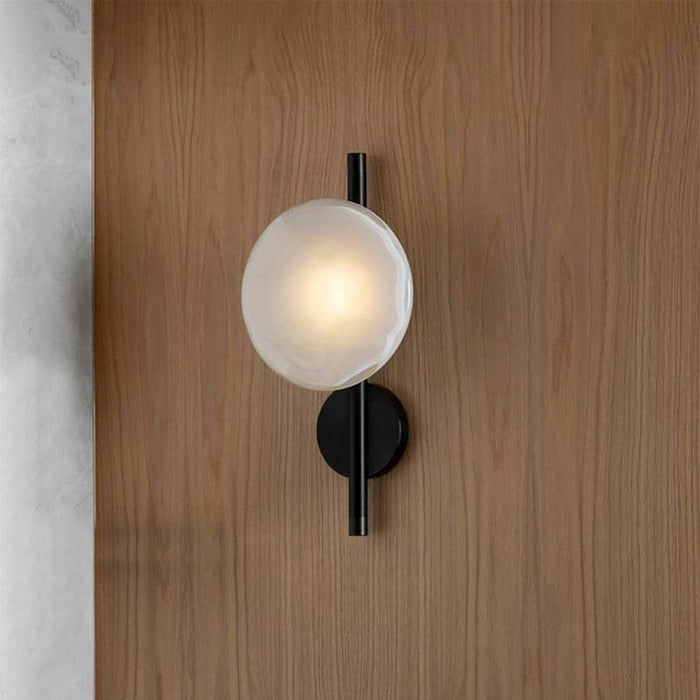 Stratus modern contemporary wall light - in black - DWHOME
