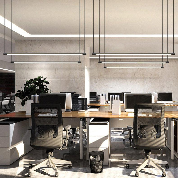Linea minimalist strip line pendant light - DWHOME