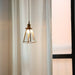 Lanterna brass frame glass pendant light - DWHOME