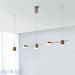 Nori Minimalist Brass Pendant Light Chandelier - DWHOME