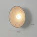 Longleaf Wooden Plate Simple and Elegant Wall Light - DWHOME