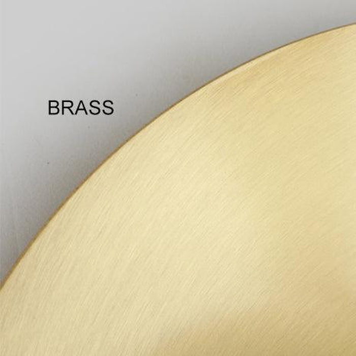 Rund Brass Plate Frosted Glass Mid Century Modern Wall Light / Ceiling Light-DWHOME