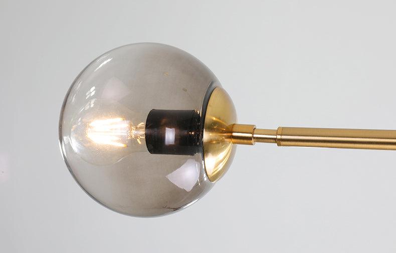 Olive Tree Branch 4 Bulb Staircase Void Brass Pendant Light - DWHOME