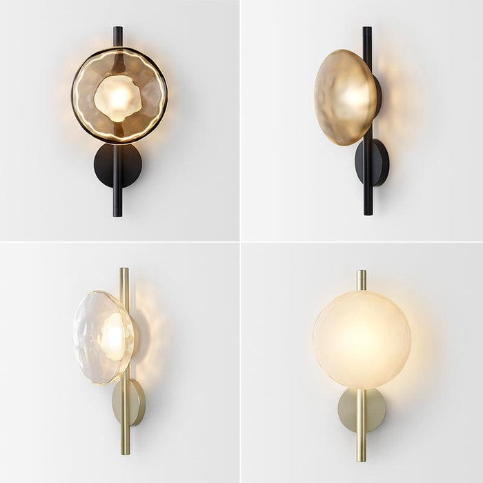 Stratus modern contemporary wall light - in black - DWHOME