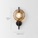 Stratus modern contemporary wall light - in black - DWHOME