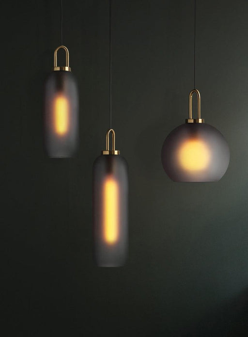 Yayoi Glass Globe Brass Fitting Pendant Light - DWHOME