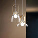 Skandi Clear Glass Wooden Look Pendant Light - DWHOME