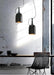 Kemi loft minimalist monochrome pendant light with strap handle - DWHOME