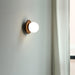 Odesa Wooden Plate Minimalist Line Wall Light-DWHOME