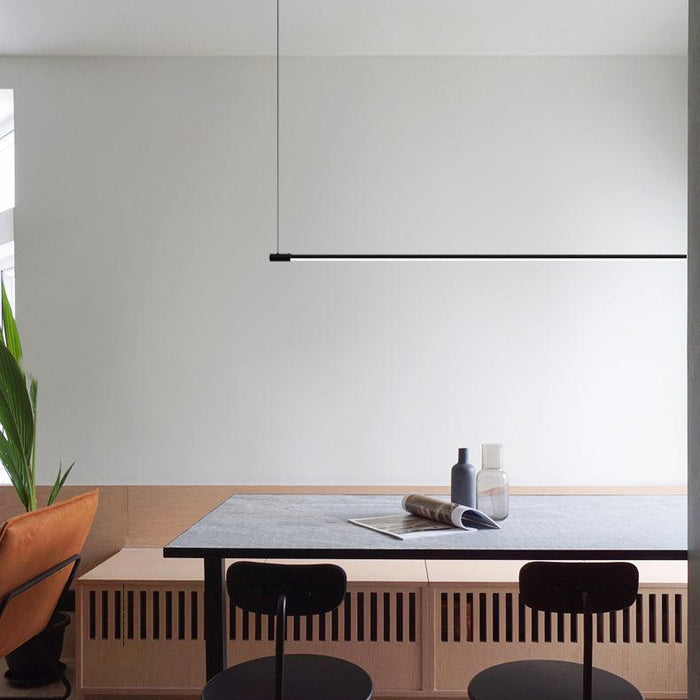 Linea minimalist strip line pendant light - DWHOME