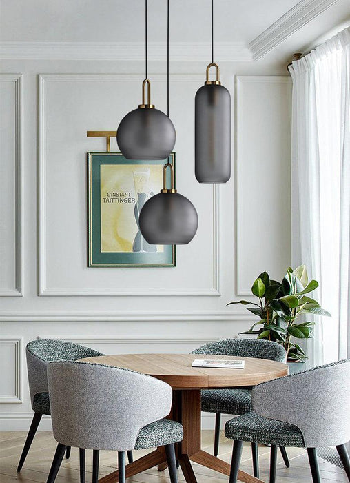 Yayoi Glass Globe Brass Fitting Pendant Light - DWHOME