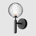 Nostra Minimalist Line Glass Globe Wall Light - DWHOME