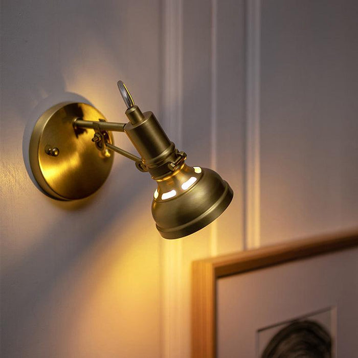 Mill House Short Arm Brass Wall Light - DWHOME