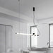 Sasaki Minimalist Linear Suspension Pendant Light - DWHOME